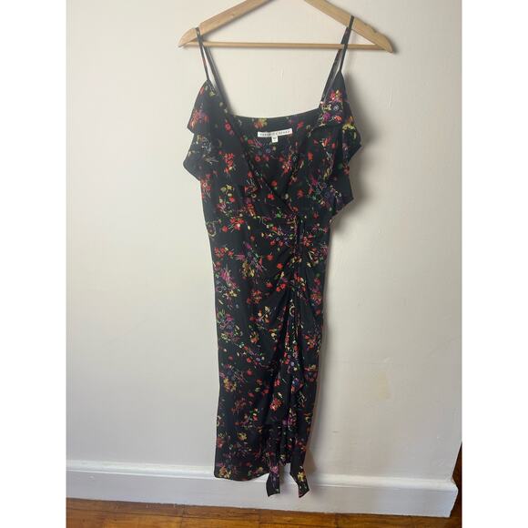 Veronica Beard Monica Silk Blend Floral Dress Size 0 - Picture 3 of 4